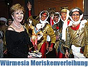 Carolin Reiber wurde am 5.1.2008 mit dem Großen Morisken der Würmesia ausgezeichnet (Foto: Ingrid Grossmann)